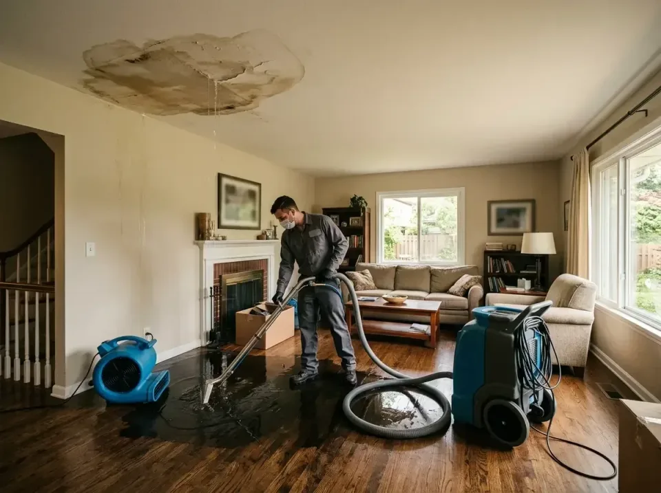 attic-pipe-burst-ceiling-drip-008 — frequently asked questions, Water Damage Restoration & Carpet Care in Clinton, TN